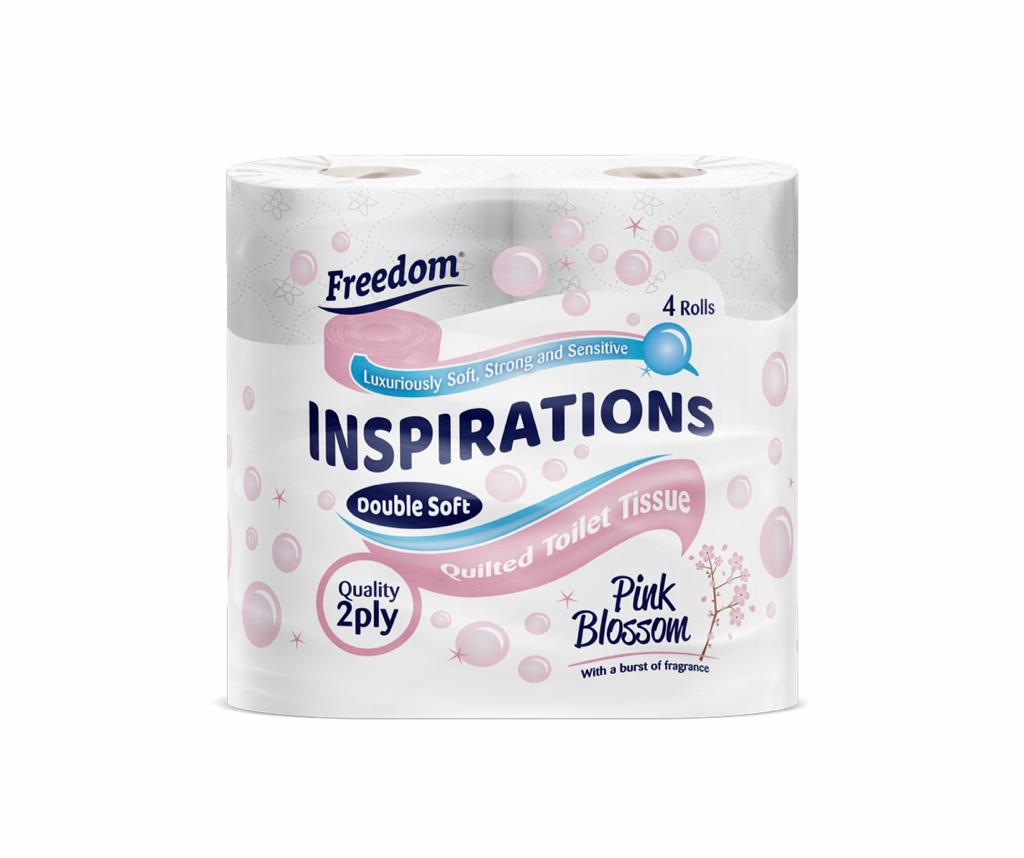 Buy Freedom Inspiration Quilted Soft Tissue Vanilla Blush 4 Rolls in  Nigeria, Toilet Tissue